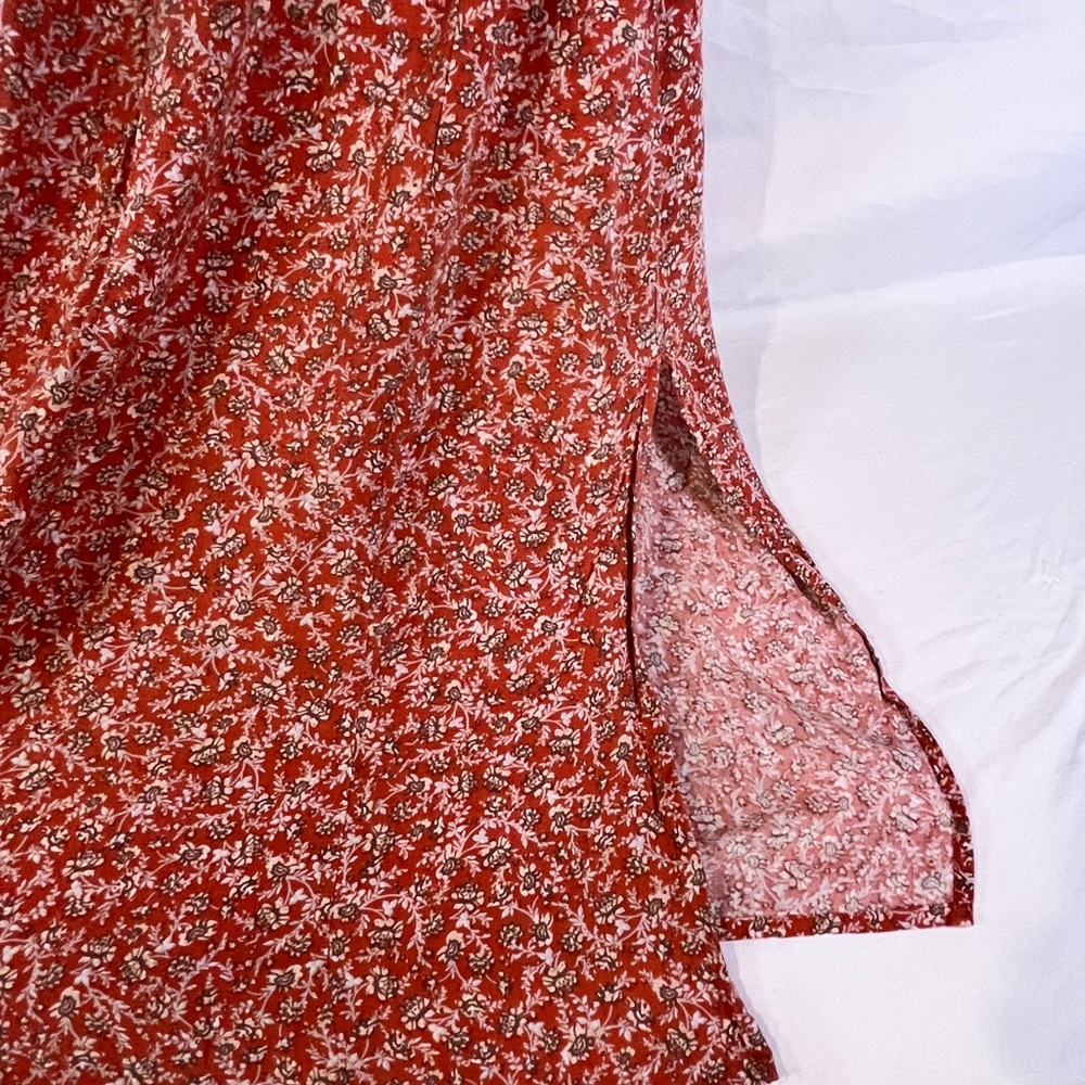 Sincerely Jules Red Floral Long Sleeve Dress - Picture 4 of 7